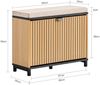 SoBuy FSR201-N Schuhbank, Spanplatte, Melamin, Helle Eiche, 60 x 50 x 24 cm Bild 3