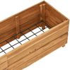 vidaXL Hochbeet 150x40x38 cm Teak Altholz und Stahl 47423 Bild 5