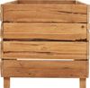 vidaXL Hochbeet 150x40x38 cm Teak Altholz und Stahl 47423 Bild 4