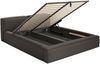 Selsey 'Tilves Slim'Polsterbett 160x200 mit Bettkasten und Lattenrost, Chenille, grafitgrau Bild 4