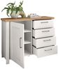Kommode LIV'IN Asmara, Holzwerkstoff, Weiß, Holzfarben, 117 x 87 x 38 cm Bild 3