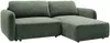 Vente-unique - PLUFATI Sofa Stoff Grün - B 165 cm x H 83 cm x L 230 cm Bild 2