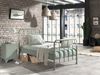 Vipack 'BRONXX' Metallbett, Olivgrün matt, 90x200 cm Bild 3