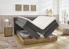 Jockenhöfer 'Nika' Boxspringbett, 180x200 cm, Chenille Dunkelgrau Bild 4