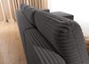 Ecksofa Azzano, Couch U-Form, Sofa U-Form, Sofa Breitcord Stoff, 360 x 85 x 188 cm, Dunkelgrau Bild 2