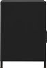 vidaXL Nachttisch Schwarz 35x35x51 cm Stahl 336223 Bild 4