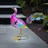 LED Solarleuchte, Pfau, bunt, Höhe 55 cm Bild 2