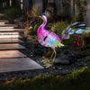 LED Solarleuchte, Pfau, bunt, Höhe 55 cm Bild 4