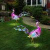LED Solarleuchte, Pfau, bunt, Höhe 55 cm Bild 5