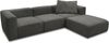 DOMO. collection Ecksofa 800013, Couch in L-Form, rechteckig mit gepolsterte Rückenlehne, Modul-Element, Sofa, Polsterecke, Eckcouch, Polsterganitur 301 x 193 x 69 (BxTxH), grau Bild 2