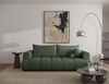 Selsey 'Dandelino' 3-Sitzer Sofa mit Schlaffunktion, Chenille-Bezug, grün, ca. 90 x 250 x 112 cm Bild 2