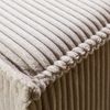 Ecksofa Ottomane links Cord Velours 266x150x80 beige FINN Bild 5