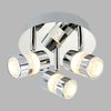 LED Deckenleuchte, Chrom, Spot beweglich, 28 cm, BUBBLES Bild 2