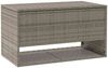 vidaXL Outdoor-Kissenbox Grau 100x55x55,5 cm Poly Rattan 4104143 Bild 2