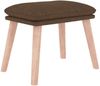vidaXL Fußhocker Braun 45 x 29,5 x 39 cm Stoff [341427] Bild 2