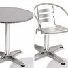 Bistrogarnitur 3-teilig Aluminium Höhenverstellbar H70/110cm Bild 4