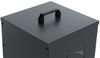 Pelletbehälter HWC-Q30 Hirsch, Pelletbox Aufbewahrungsbox für z.B. Tierfutter, Rollen Füße 65 x 36 x 36 cm ~ anthrazit Bild 4