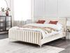 Bett mit Lattenrost LUNAN 160 x 200 cm Samtstoff Helles Beige Bild 3