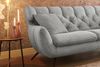 KAWOLA Sofa CHARME 3-Sitzer Cord hellgrau 94 x 95 x 225 cm Bild 2