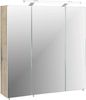 Schildmeyer Spiegelschrank 133075 Trient, 70. 0x16. 0x75. 0 cm, wildeiche Dekor Bild 2