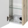 Schildmeyer Spiegelschrank 133075 Trient, 70. 0x16. 0x75. 0 cm, wildeiche Dekor Bild 4