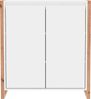 Kommode >Denver< in weiß / Dekor Artisan Oak - 80x88x40cm (BxHxT) Bild 3