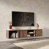 Selsey 'Sanva' - TV-Hängeboard 2-türig, Warmia Walnuss, 200 cm Bild 2