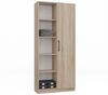 ibonto BÜCHERREGAL SONOMA-EICHE Halboffenes Bücherschrank (H 182 x T 30 x B 80 cm) Bild 2