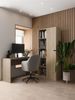 ibonto BÜCHERREGAL SONOMA-EICHE Halboffenes Bücherschrank (H 182 x T 30 x B 80 cm) Bild 5