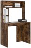 vidaXL Schreibtisch Geräucherte Eiche 91 x 50 x 149 cm Holzwerkstoff 869262 Bild 3