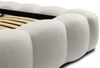 Compleo Polsterbett BUBBLE boucle Designerbett 140/160/180x200 BIZU, Wolkenbett, TOPSELLER Stauraumbett MADE IN EU Bild 3