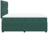 vidaXL Boxspringbett mit Matratze Dunkelgrün 160x200 cm Samt 3292391 Bild 5