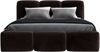 Polsterbett STAR 120x200 mit Matratze, Bettkasten und Lattenrost. Farbe: Dunkelgrun 10 Bild 3
