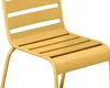 Vente-unique - MIRMANDE Garden dining set Metall Gelb - B 80 cm59 cm x H 74,5 cm79 cm x L 160 cm47,5 cm Bild 5