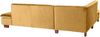Ecksofa mit Ottomane links Kaye Bezug Samtvelours Buche nussbaum dunkel / mais 23097 Bild 3
