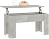 Couchtisch, Sofatisch Betongrau 101x49x52 cm Holzwerkstoff Bild 4