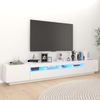 vidaXL TV-Schrank mit LED-Leuchten Weiß 260x35x40cm 3081915 Bild 2