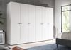 Kleiderschrankkombination (B/H/T: 240x176x51 cm) in weiß Nachbildung Bild 5