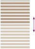 vidaXL Doppelrollo Sandbraun 145x230 cm Stoffbreite 140,9 cm Polyester 4014608 Bild 5