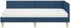 vidaXL Eckbettgestell mit Matratze Sonstiges 2 pcs Blau Stoff 3393732 Bild 5