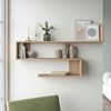Wandregal Kitee 120 x 14,5 x 71,5 cm Eiche [en. casa] Bild 3