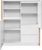 Finori Denver 51 Highboard, weiß / Dekor Artisan Oak | Maße: B x H x T ca. 120 x 139 x 40 cm Bild 3