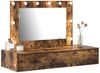 vidaXL Schminktisch mit Speicher Braun 100 x 40 x 70 cm Holzwerkstoff 865239 Bild 3