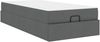 vidaXL Bettgestell mit Matratze 2 pcs Dunkelgrau Stoff 3399453 Bild 5