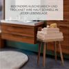 La Vida Premium 2 Sauna-Handtücher Braun Frottee 100% Baumwolle, weich, saugstark und schnelltrocknend, XXL Badetuch, 70x200 cm, Strandtuch Bild 5