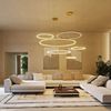 s.luce LED Ring Pendelleuchte Ø 150cm Schwarz Bild 4