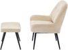 Sessel Zorto Muz 809B mit Fußbank (Farbe: Sea 140) Bild 5