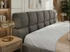 Doppelbett mit Gasdruckfeder, Polsterbett NIRA CLASSIC Holzlattenrost Bett mit Stauraum, gepolstertes Kopfteil Bettkasten - 180 x 200 cm - Dunkelgrau Velvet Bild 3