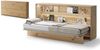 Compleo Schrankbett Horizontal Wandklappbett Lenart Bed Concept Schrankklappbett (mit LED) Bild 5
