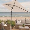 doppler Sonnenschirm Gartenschirm eckig GS Sunline III 260 x 150 Greige Bild 4